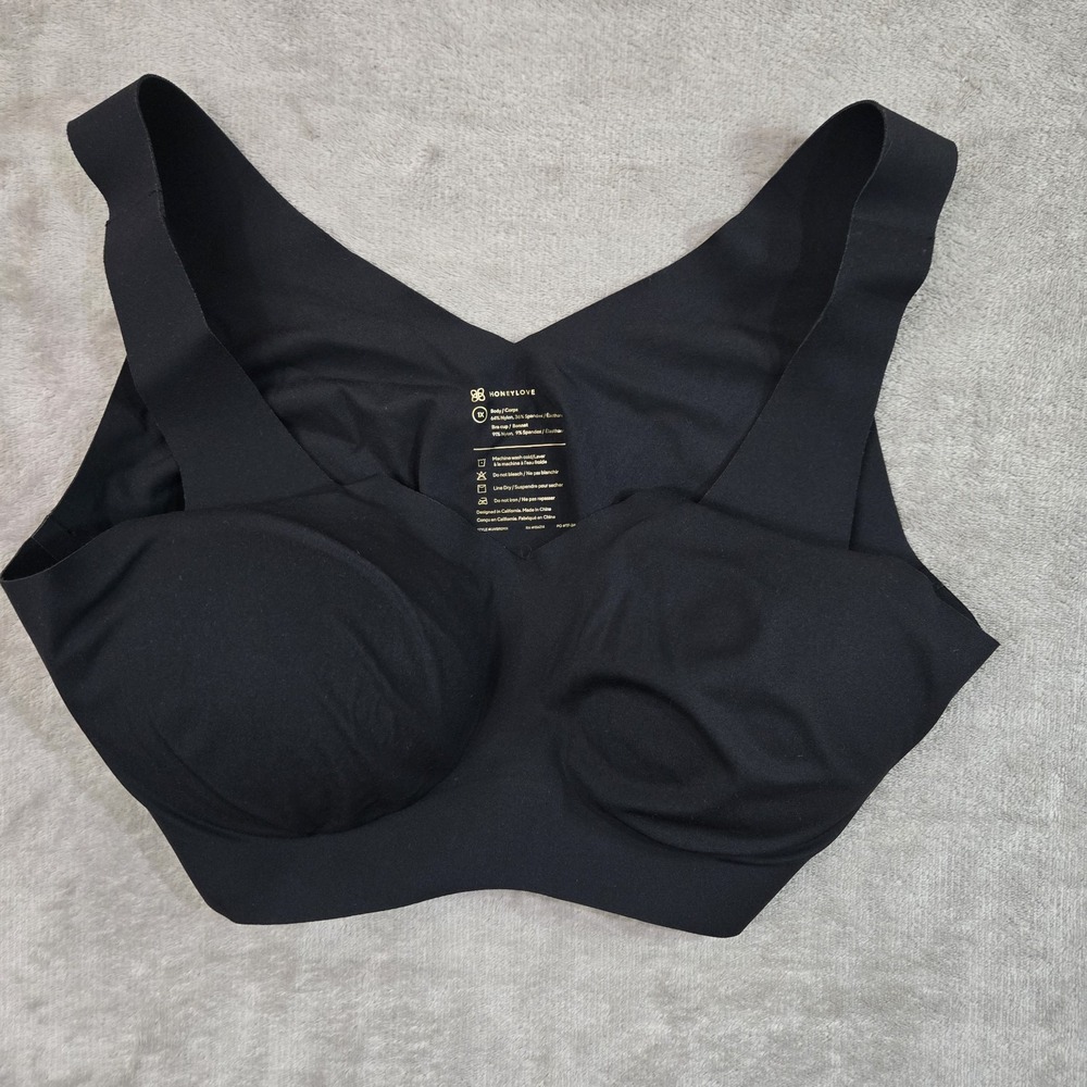 Honeylove Soft Form Bra Black‎ 1X